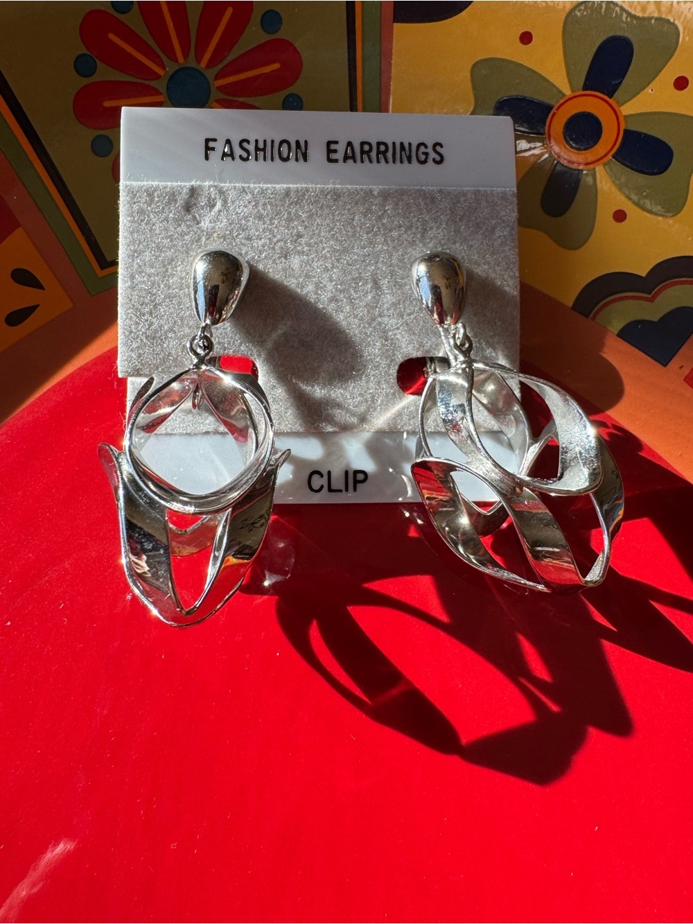 ✨ 5 FOR $20✨ Silver Twisted Clip-On Fashion Earrings